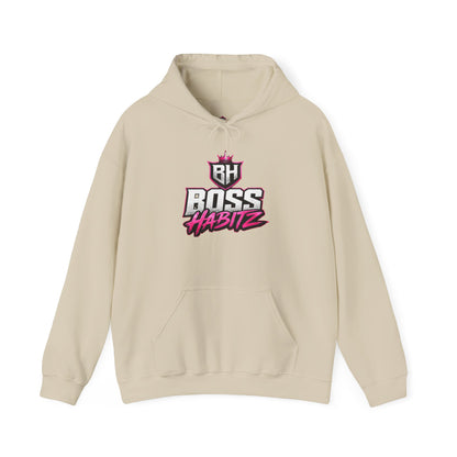 Boss Habitz Hoodie — Bold Logo Streetwear Pullover