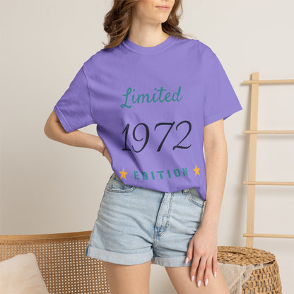 Limited Edition 1972 T-Shirt — Vintage Birthyear Tee