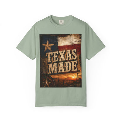 Texas Made T-Shirt – Vintage Rustic Lone Star Tee