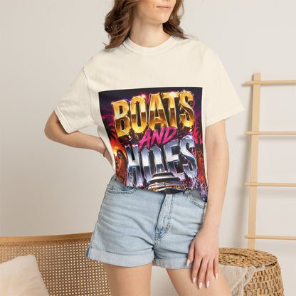 Boats and Hiles Graphic T-Shirt — Retro Yacht Beach Vibe Tee
