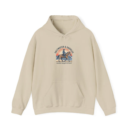 Ranch Rider Illustration Hoodie | western cowgirl, vintage prairie