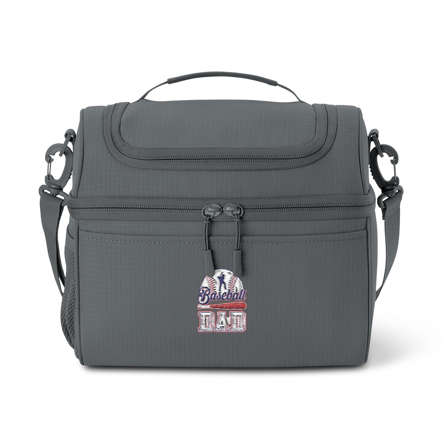 Insulated Cooler Bag with Beanie Patch — Compact Lunch Tote for Winter Outdoor Activities