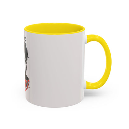 Michael Jackson "Who's Bad?" Accent Coffee Mug