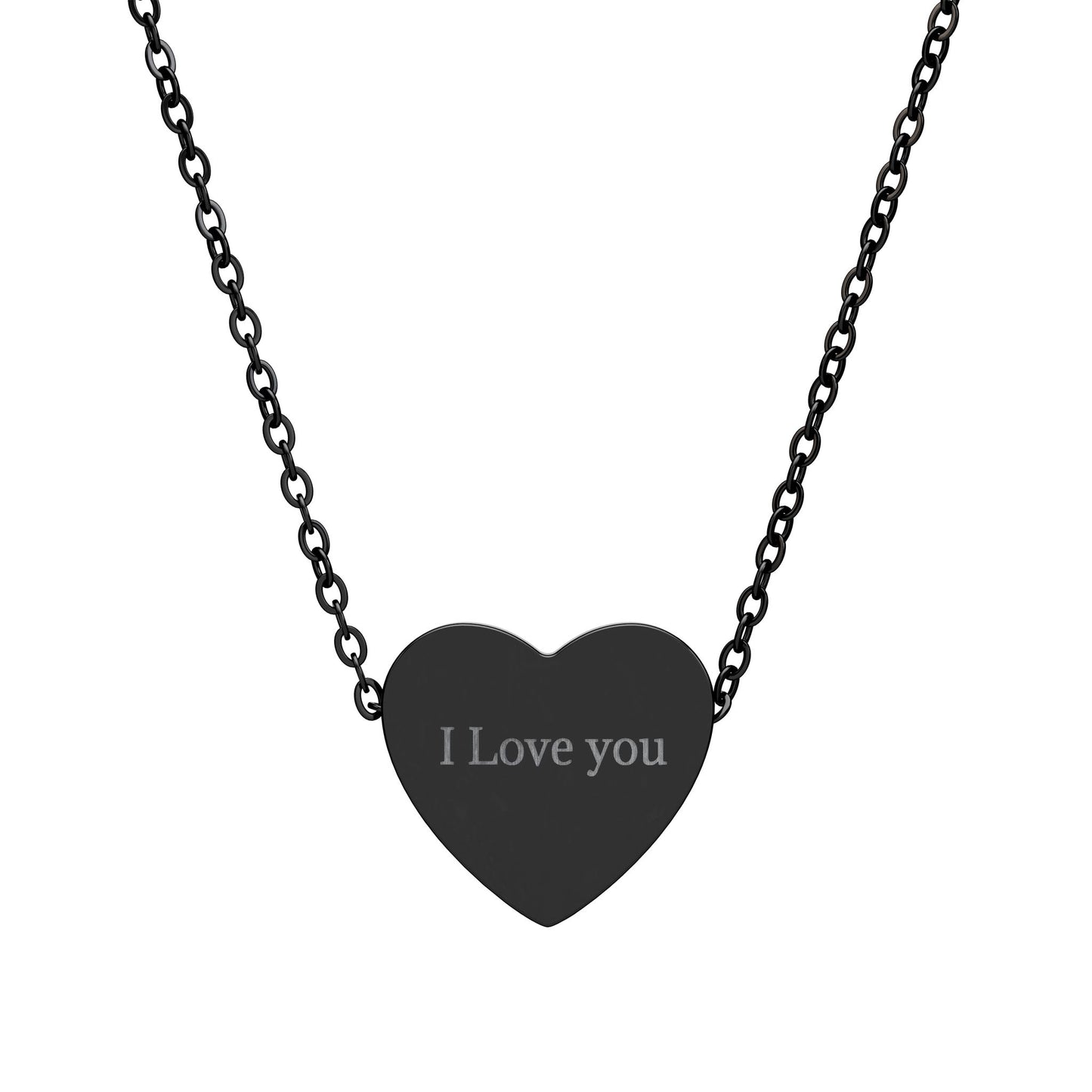 Heart Necklace (Engraving)
