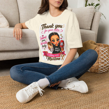 Thank You For Your Order T-Shirt — Support Your Favorite Boss Babe (Cooking with Marlene)