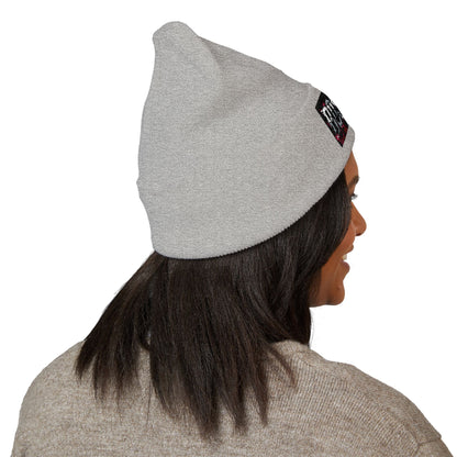 Boss Life Embroidered Cuffed Beanie — Streetwear Knit Hat for Confident Style