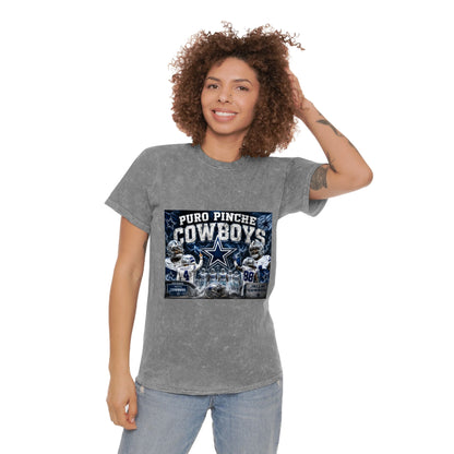 Puro Pinche Cowboys Mineral Wash T-Shirt — Vintage Dallas Football Fan Tee