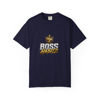 Boss Habitz Graphic T-Shirt — Gold Crest Streetwear Tee