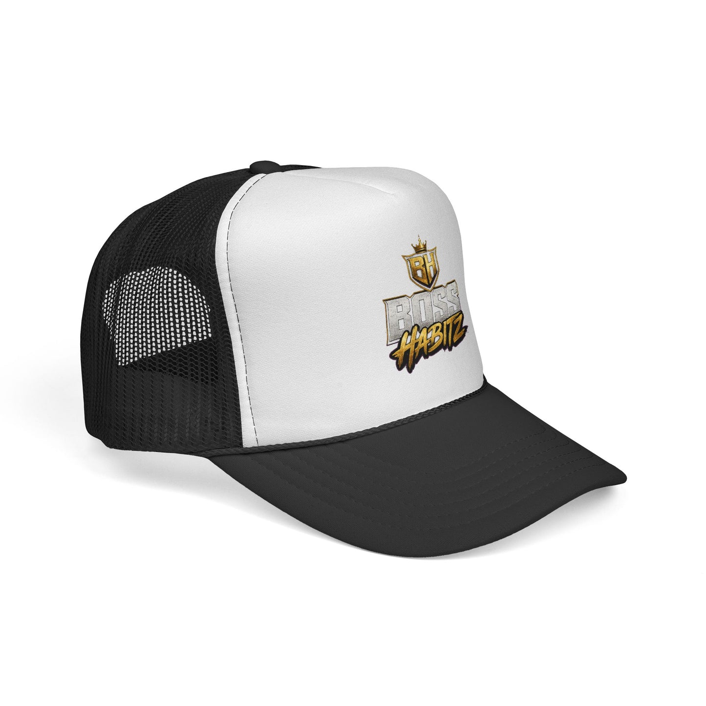 Boss Habitz Trucker Cap — Embroidered Streetwear Logo Hat