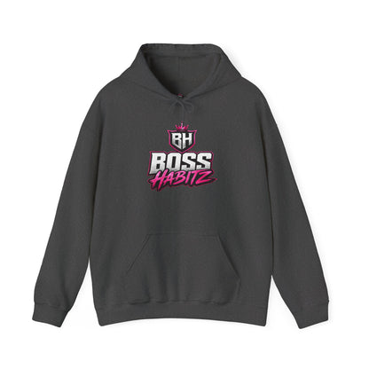 Boss Habitz Hoodie — Bold Logo Streetwear Pullover