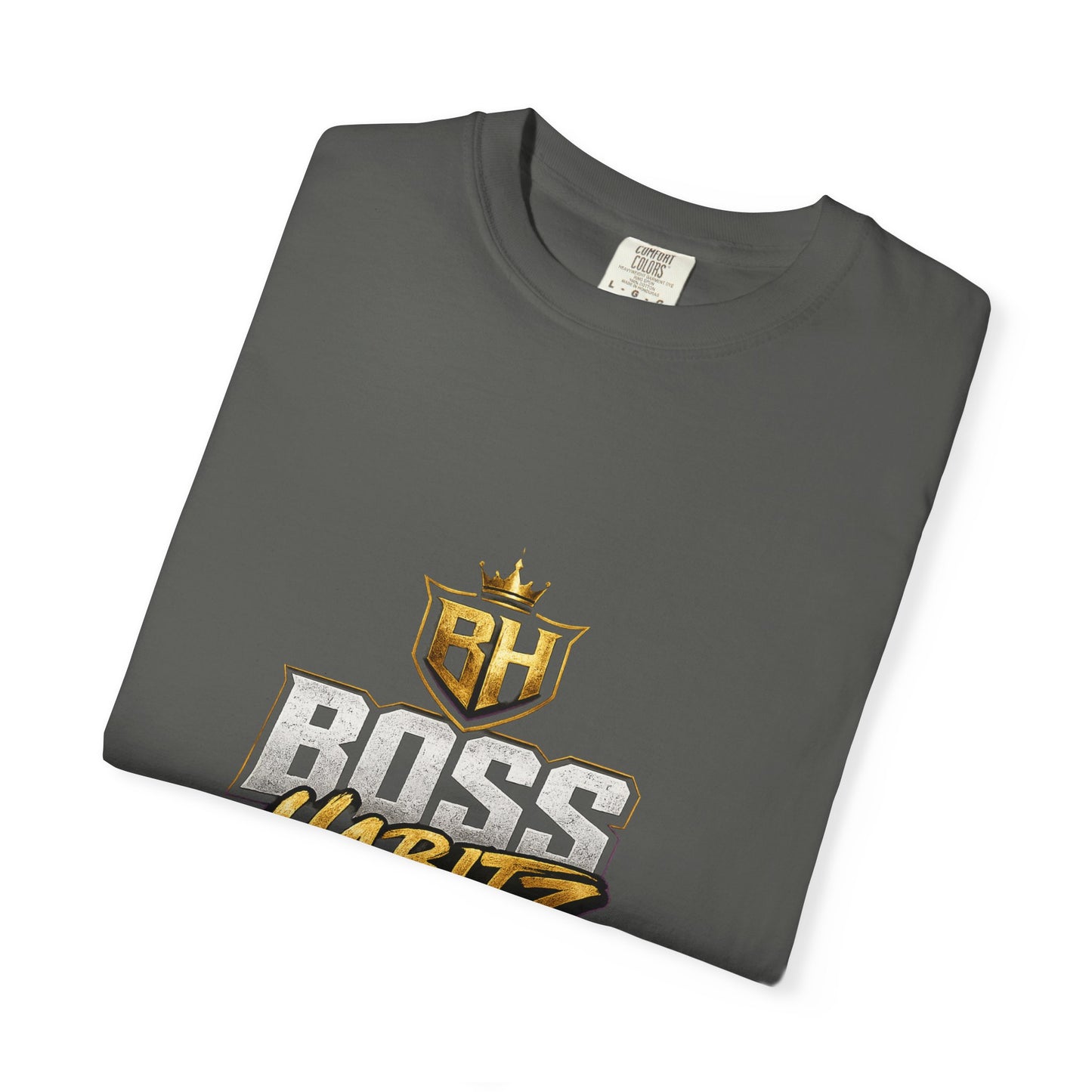 Boss Habitz Graphic T-Shirt — Gold Crest Streetwear Tee