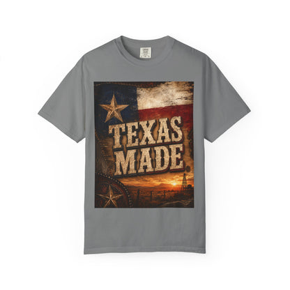 Texas Made T-Shirt – Vintage Rustic Lone Star Tee