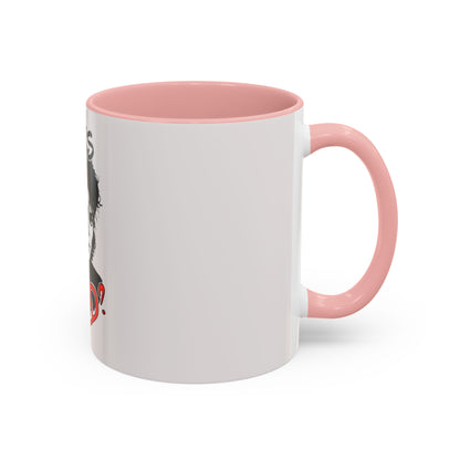 Michael Jackson "Who's Bad?" Accent Coffee Mug