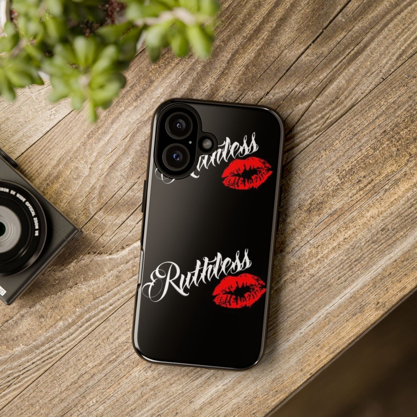 Ruthless Red Kiss Phone Case
