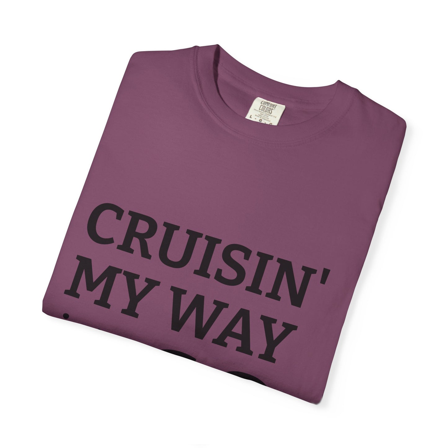 Cruisin' My Way into 60 Tee — Funny 60th Birthday T-Shirt