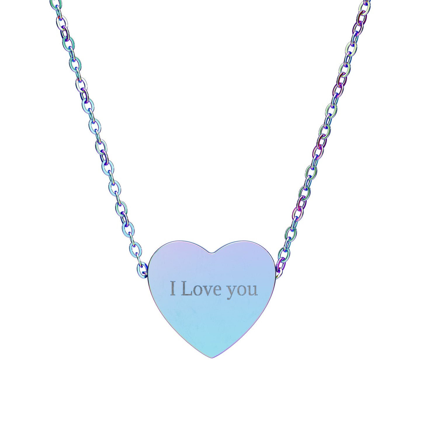 Heart Necklace (Engraving)