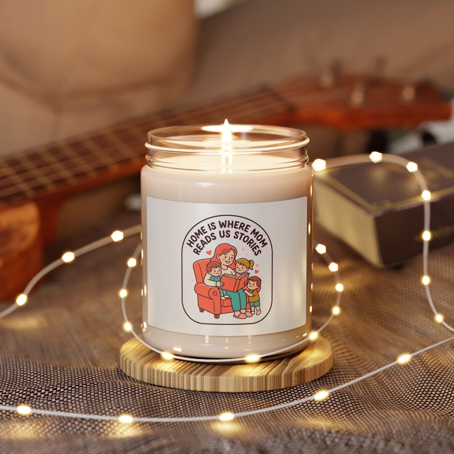 Home Is Where Mom Reads Us Stories Candle | Mother's Day, sentimental