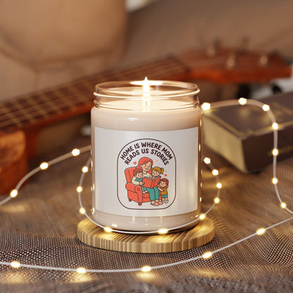Home Is Where Mom Reads Us Stories Candle | Mother's Day, sentimental