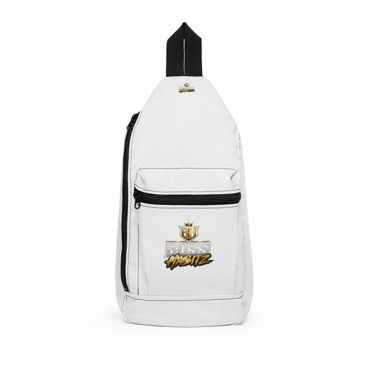 Sling Bag — White Gold Emblem Crossbody Pack