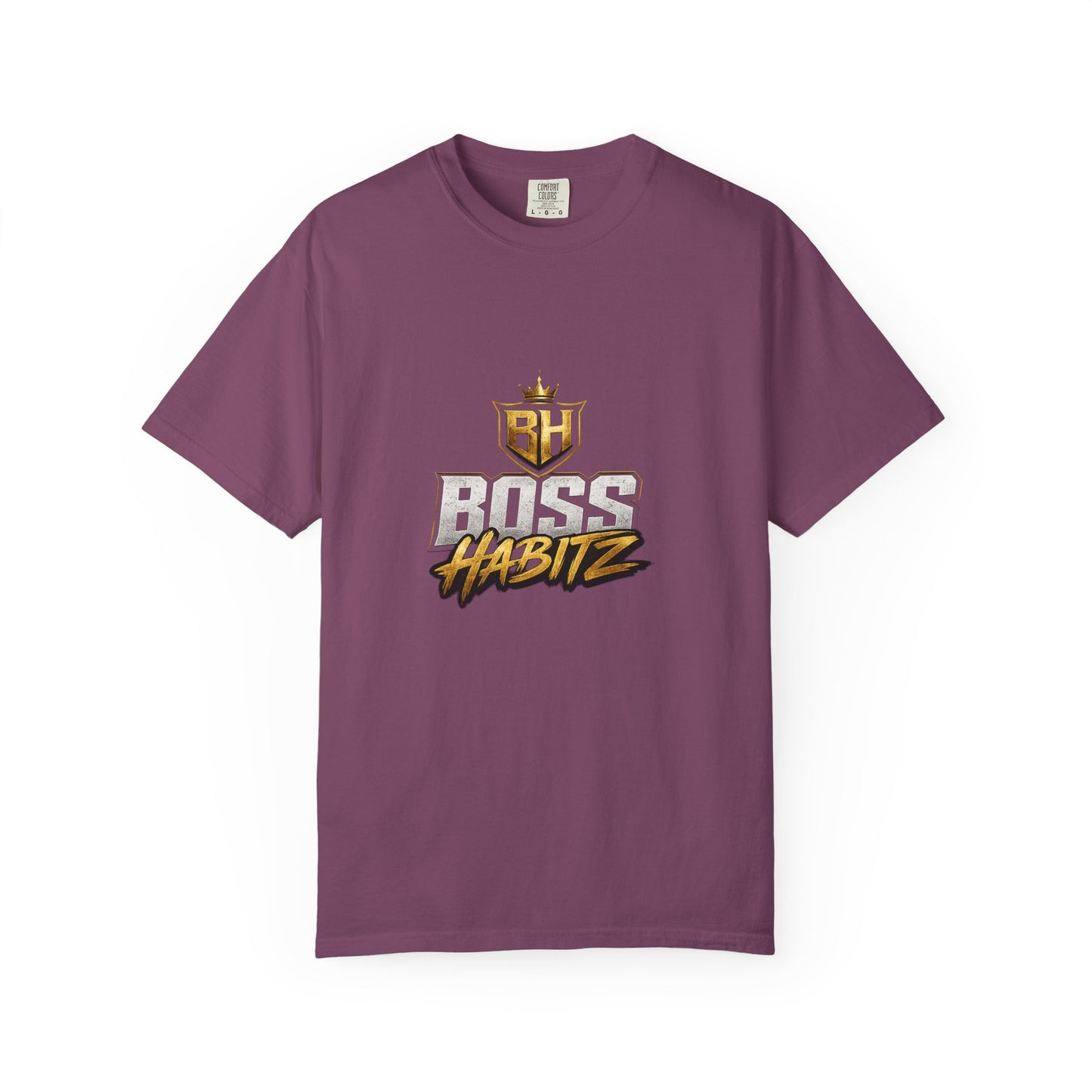 Boss Habitz Graphic T-Shirt — Gold Crest Streetwear Tee