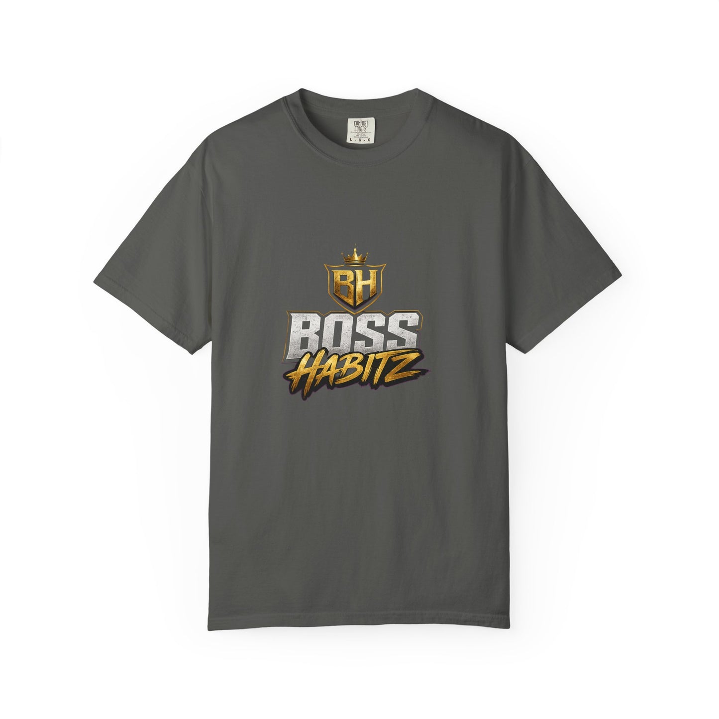 Boss Habitz Graphic T-Shirt — Gold Crest Streetwear Tee