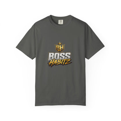 Boss Habitz Graphic T-Shirt — Gold Crest Streetwear Tee