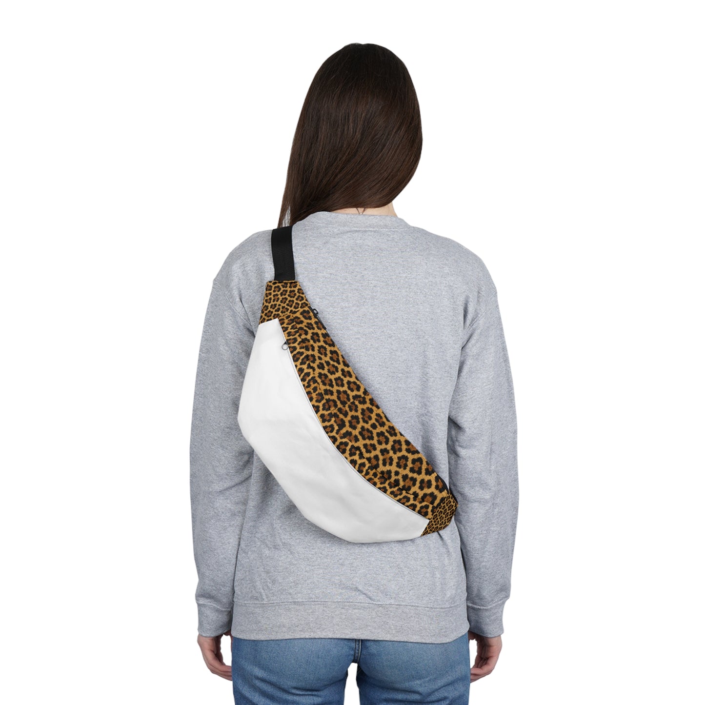 Leopard Print Large Fanny Pack — Safari Chic Waist Bag