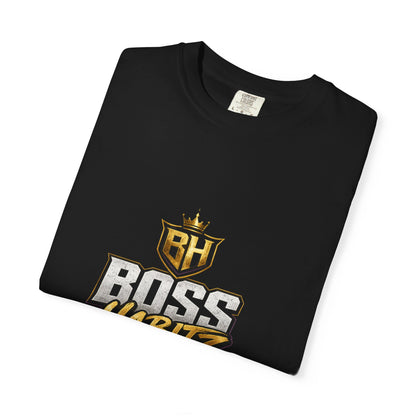 Boss Habitz Graphic T-Shirt — Gold Crest Streetwear Tee