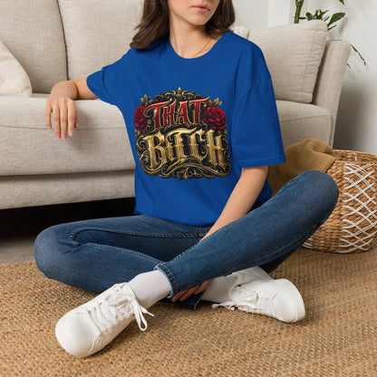 "That Bitch" Vintage Rose Graphic T-Shirt