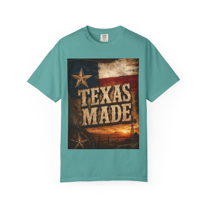 Texas Made T-Shirt – Vintage Rustic Lone Star Tee