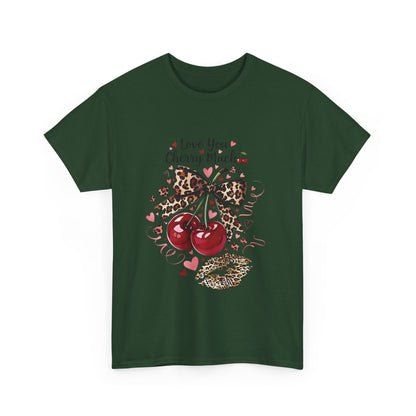 Cherry Love Tee – "Love You Cherry Much" Graphic T‑Shirt