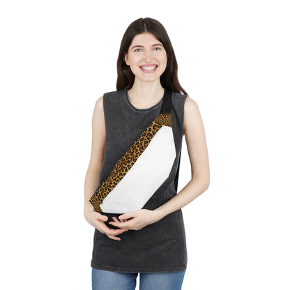 Leopard Print Large Fanny Pack — Safari Chic Waist Bag
