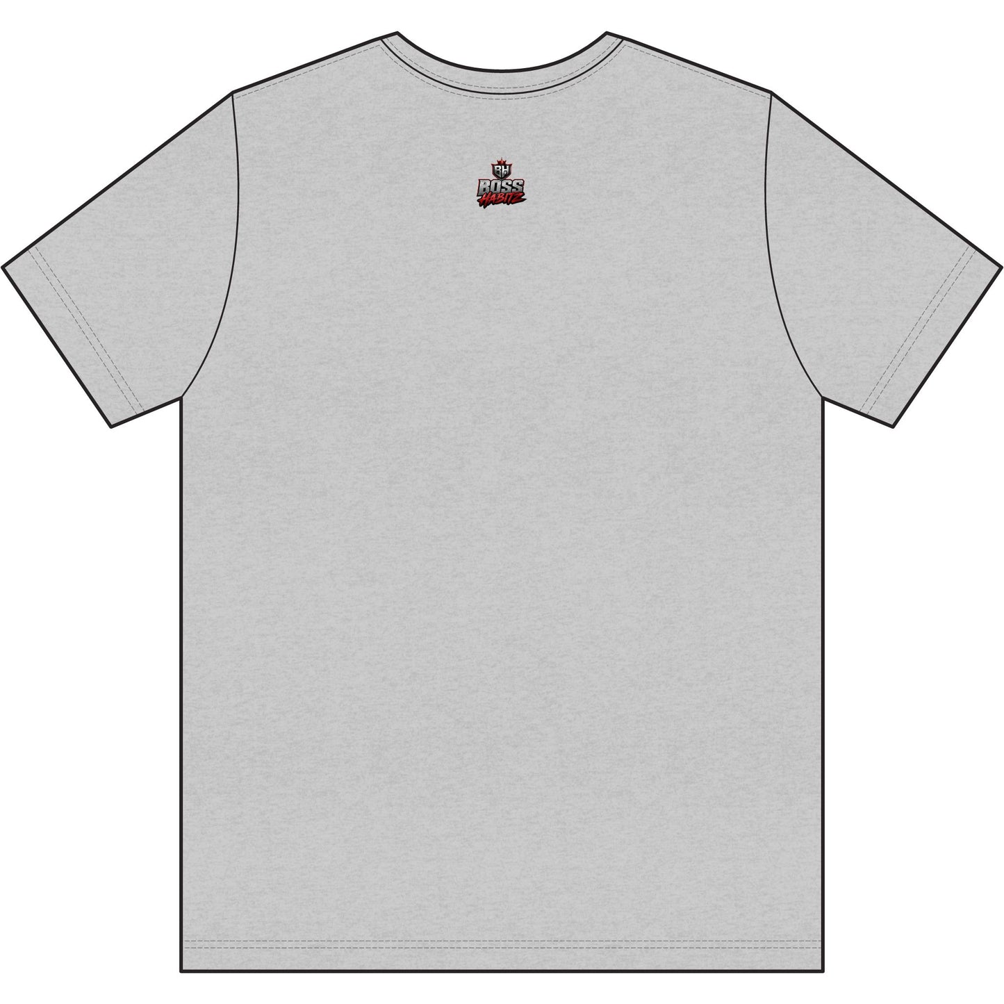 Graphic Tee — Bold Red 'F***' Streetwear T-Shirt with Boss Hustle Logo