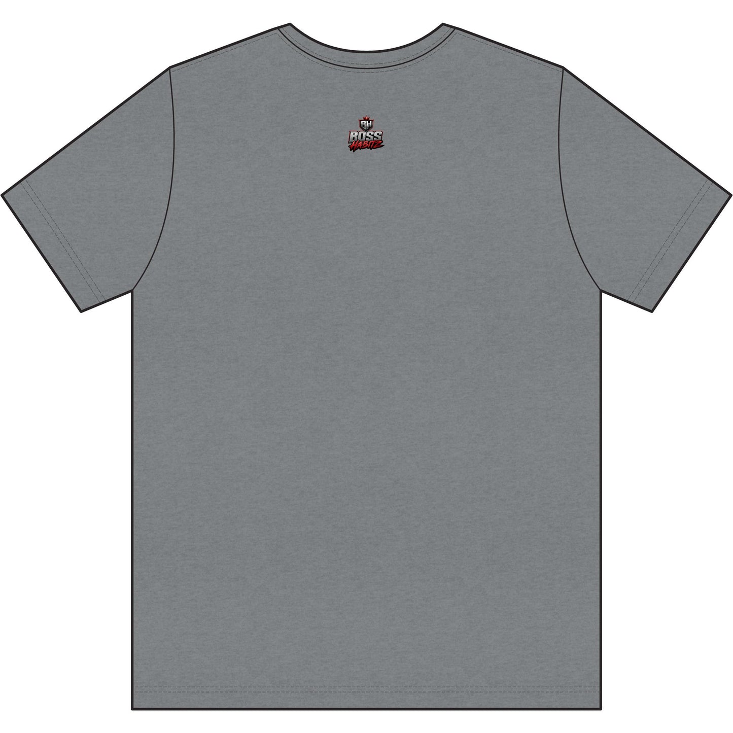 Graphic Tee — Bold Red 'F***' Streetwear T-Shirt with Boss Hustle Logo