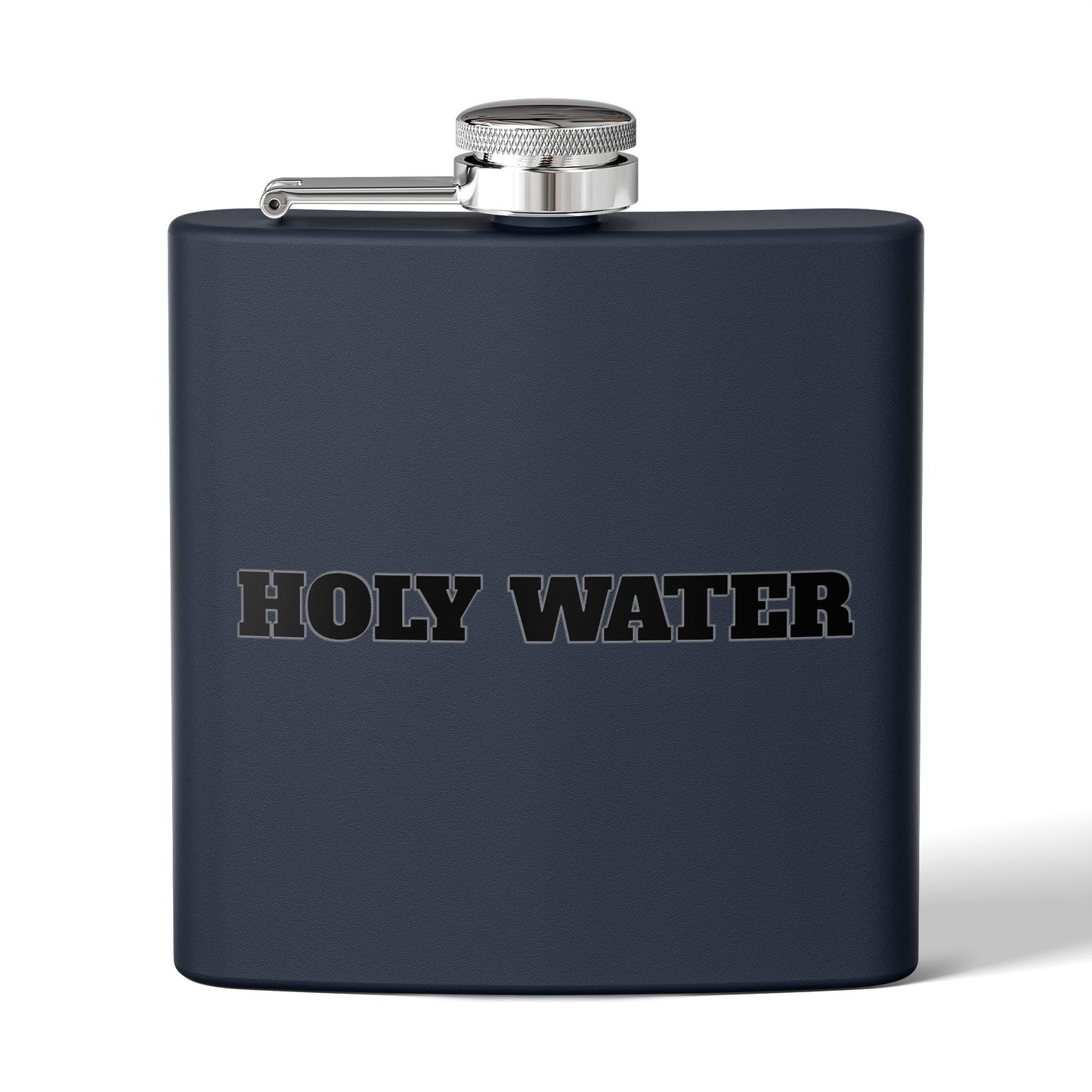 Holy Water Stainless Steel Flask — 6oz Funny Religious Gift