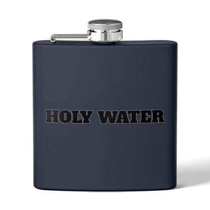 Holy Water Stainless Steel Flask — 6oz Funny Religious Gift