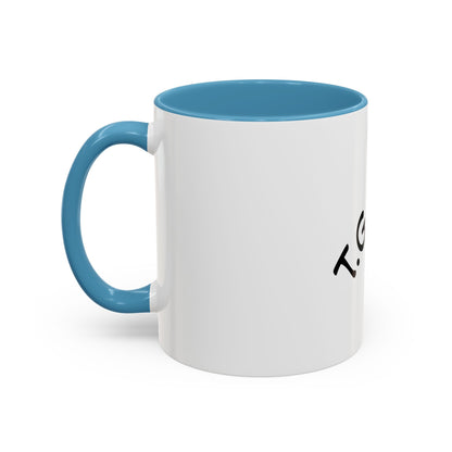 T.G.I. Friyay Accent Coffee Mug - 11/15oz Ceramic Mug for Office, Weekend Vibes & Gift