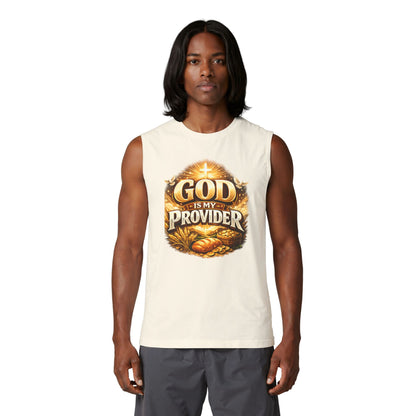 God Is My Provider Muscle Tank — Christian Faith Inspirational Tank Top