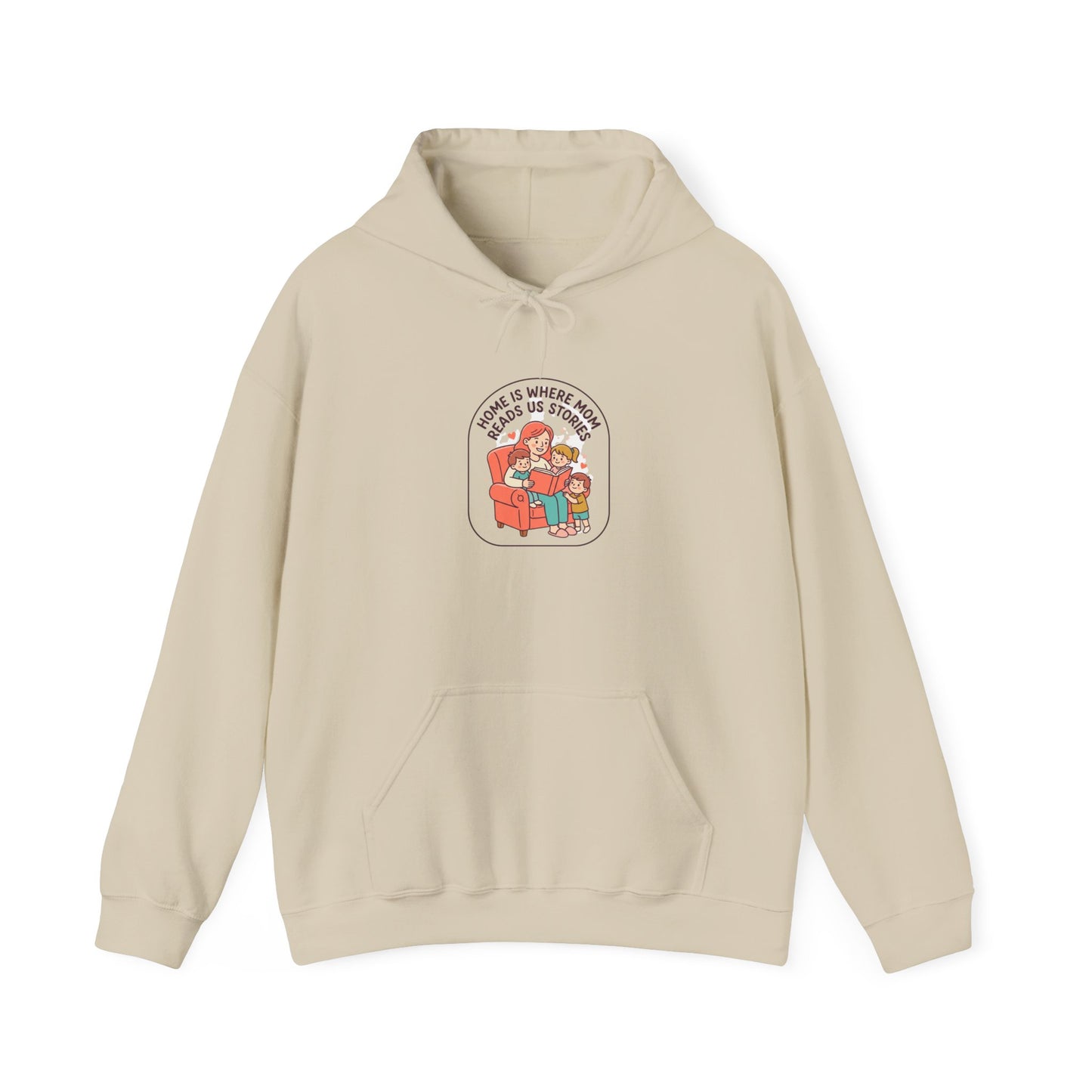 Cozy Mom & Kids Illustration Hoodie | Mother’s Day, sentimental, from daughter