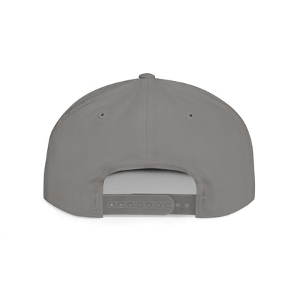 Snapback Hat — Gold Crown Shield Logo Flat Bill Cap