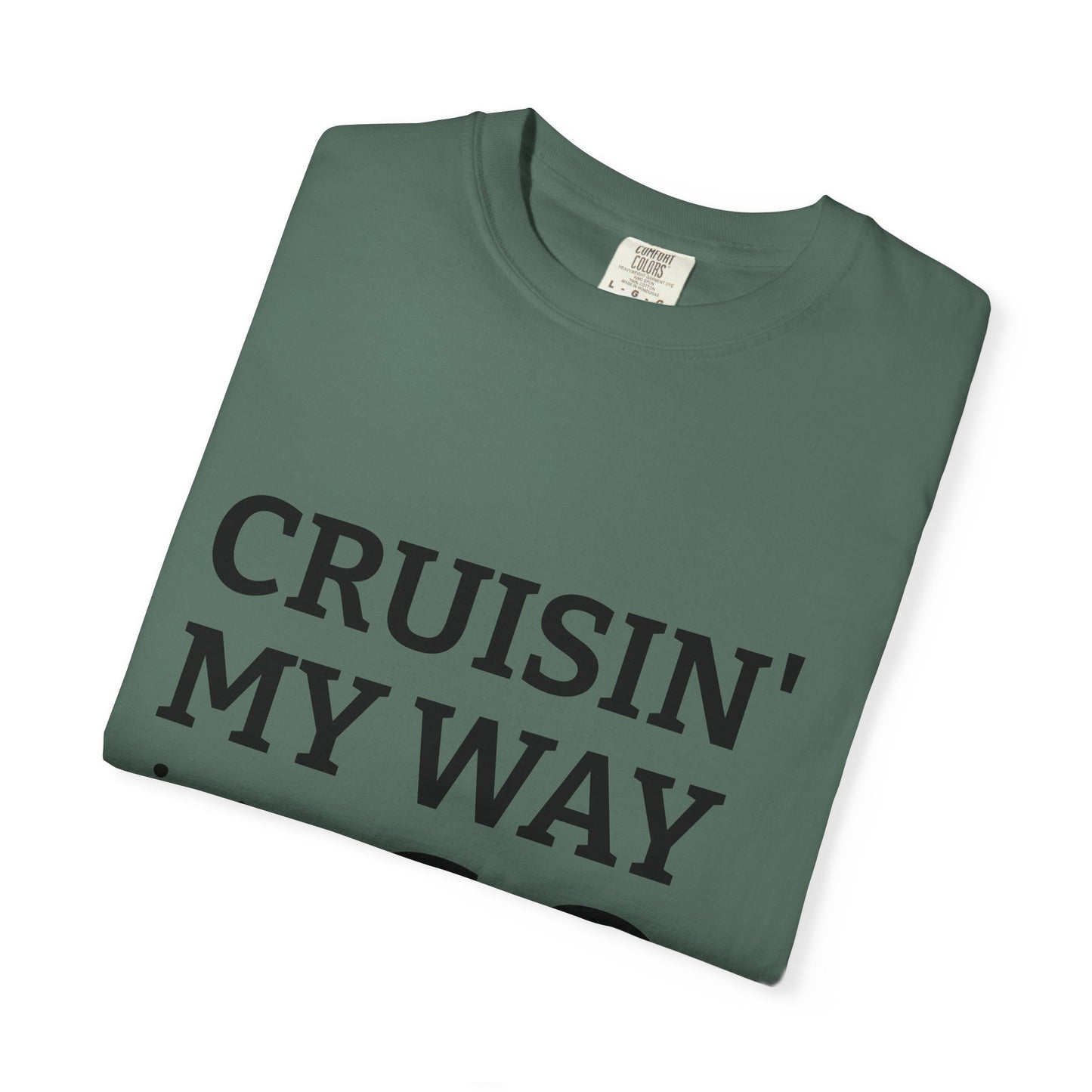 Cruisin' My Way into 60 Tee — Funny 60th Birthday T-Shirt