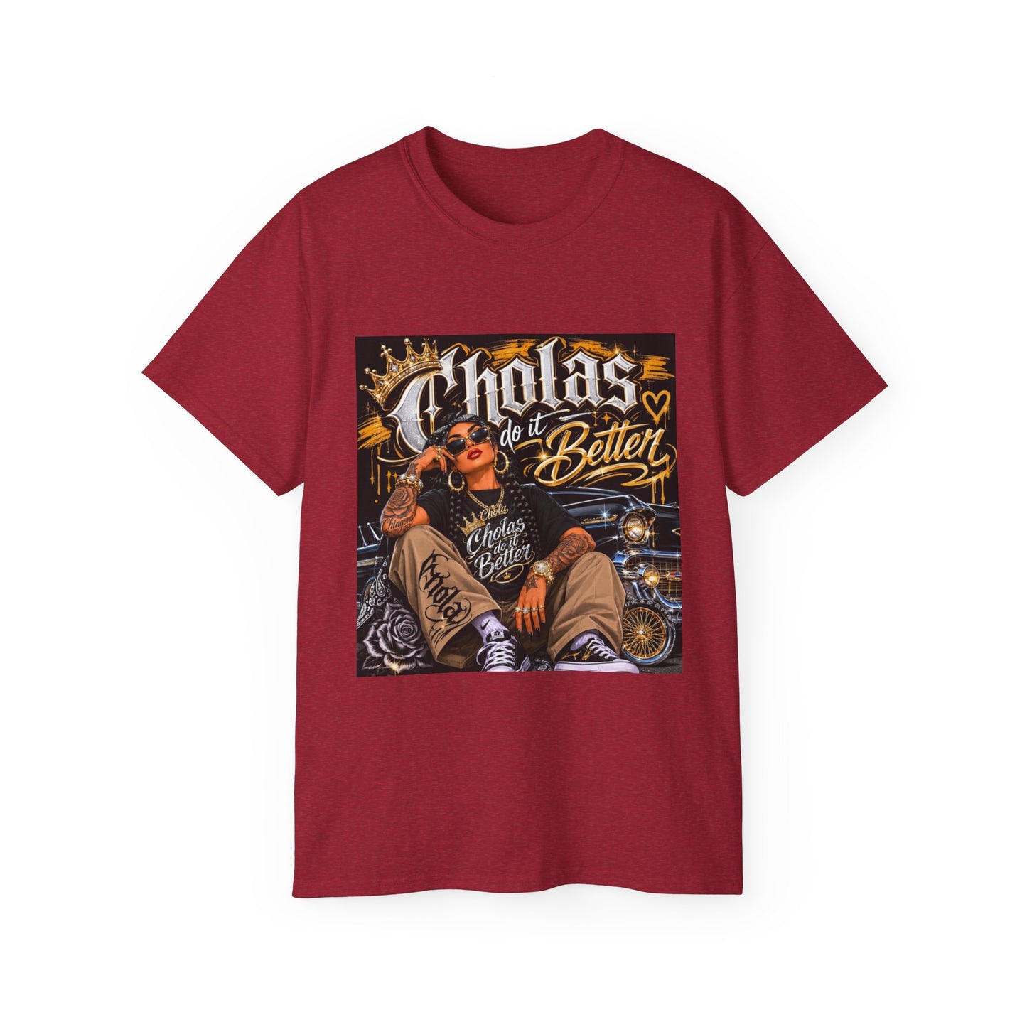 Cholas Do It Better T‑Shirt — Vintage Chola Street Art Tee