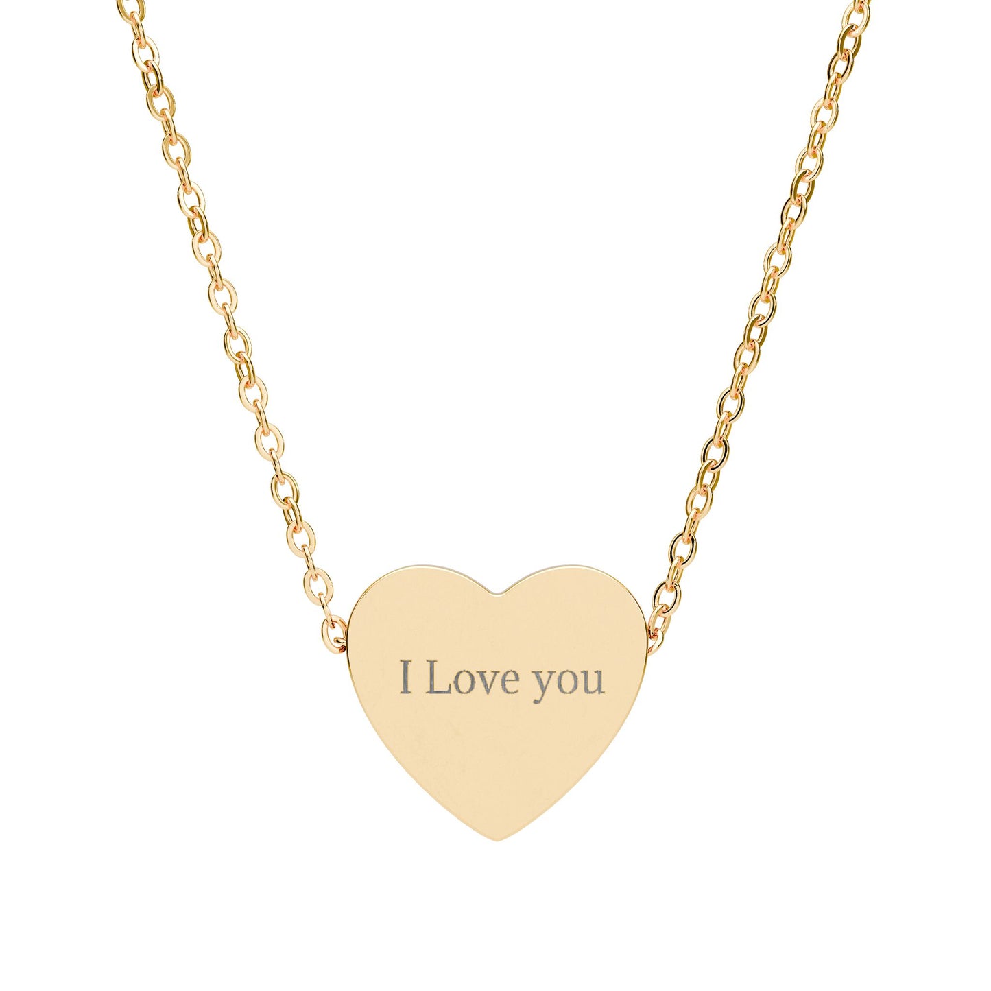 Heart Necklace (Engraving)