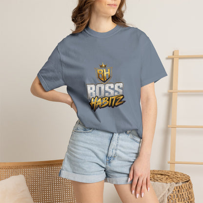 Boss Habitz Graphic T-Shirt — Gold Crest Streetwear Tee