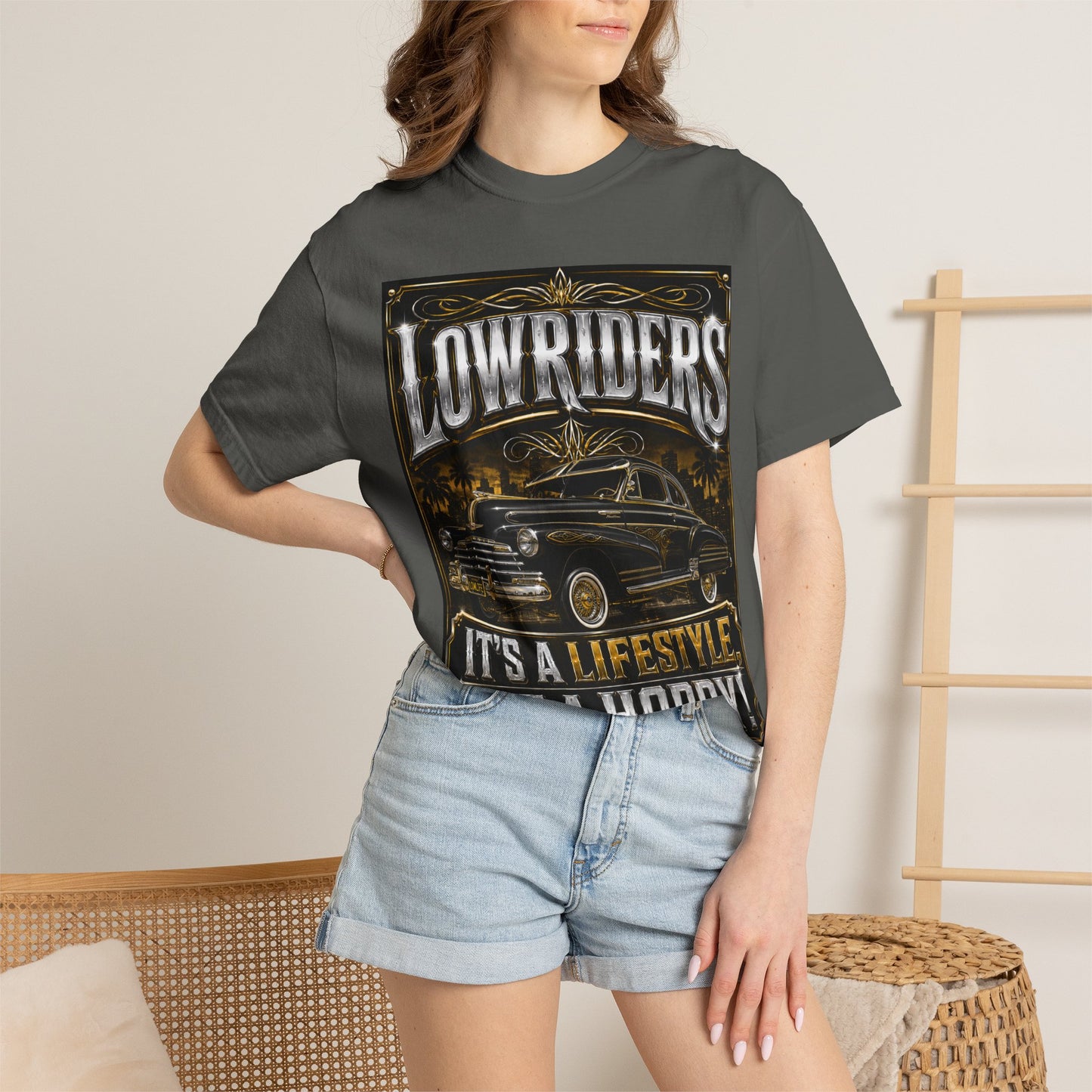 Lowriders T-Shirt — "It's a Lifestyle Not a Hobby" Classic Car Tee