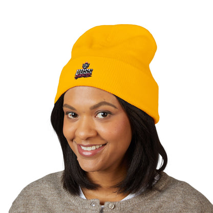 Boss Mode Embroidered Cuffed Beanie — Streetwear Winter Hat