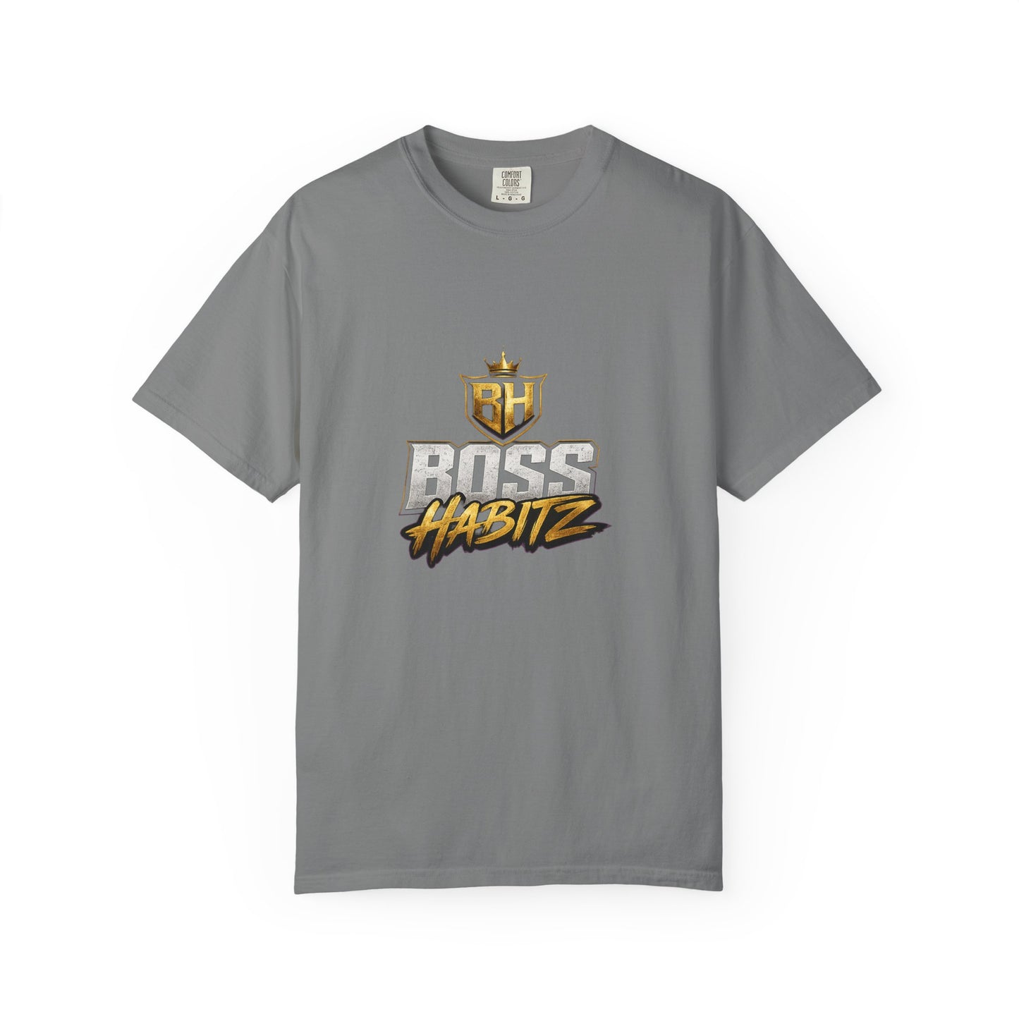 Boss Habitz Graphic T-Shirt — Gold Crest Streetwear Tee