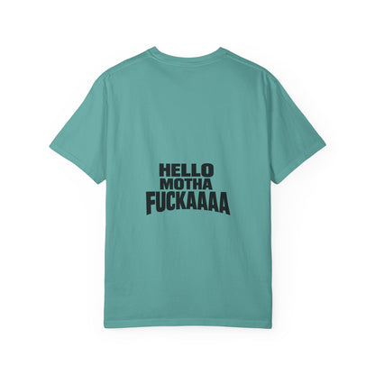Texas Made Vintage Car T-Shirt — "Hello Motha Fuckaaaa" Back Print