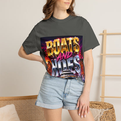 Boats and Hiles Graphic T-Shirt — Retro Yacht Beach Vibe Tee