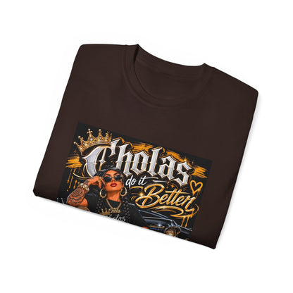 Cholas Do It Better T‑Shirt — Vintage Chola Street Art Tee